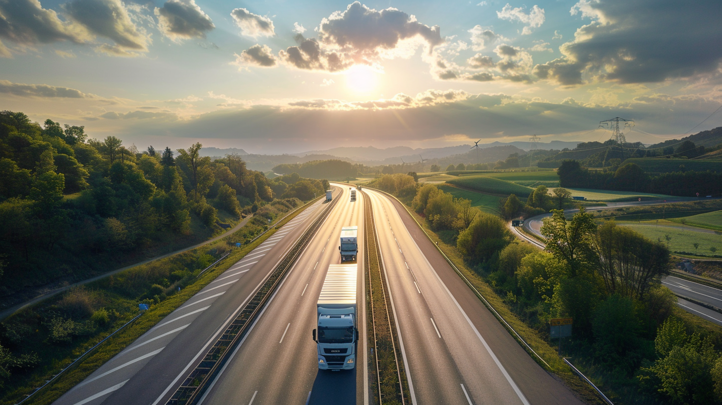 Cases ai render highway landscape